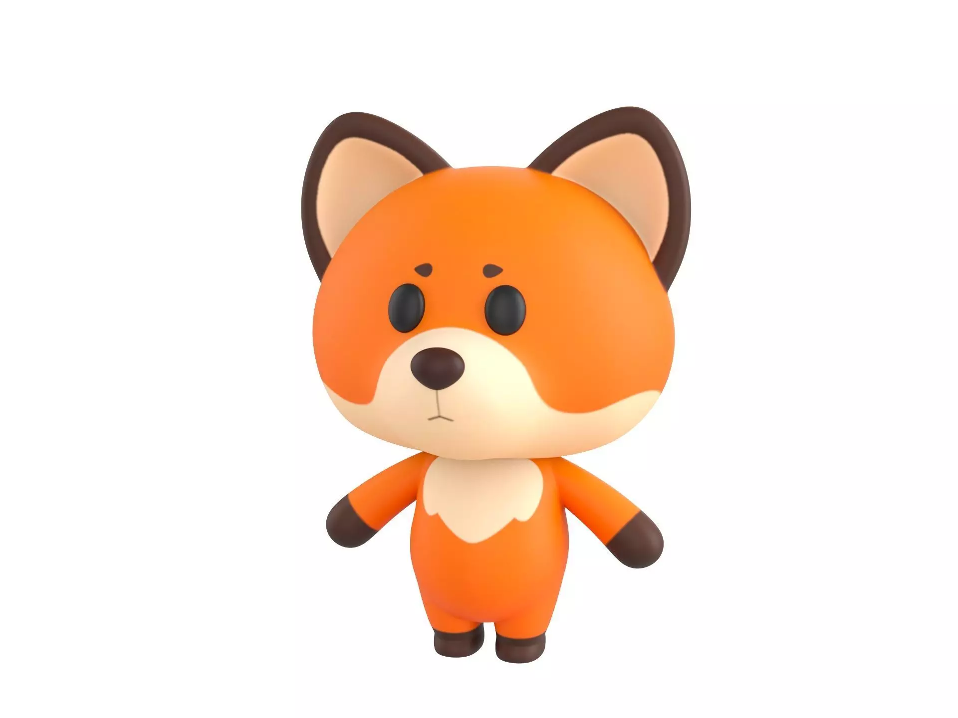 Character020 Fox 3D model_0