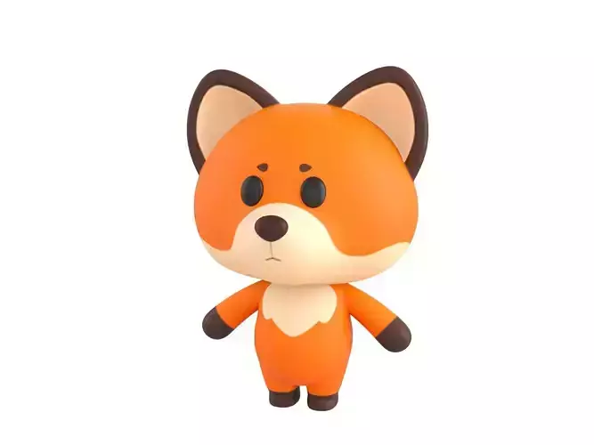 Character020  Fox 3D model