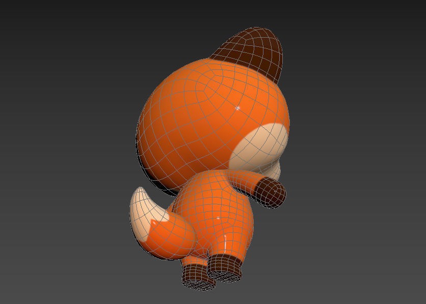 Character020 Fox 3D model_15