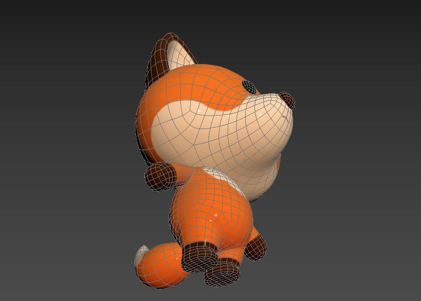 Character020 Fox 3D model_13