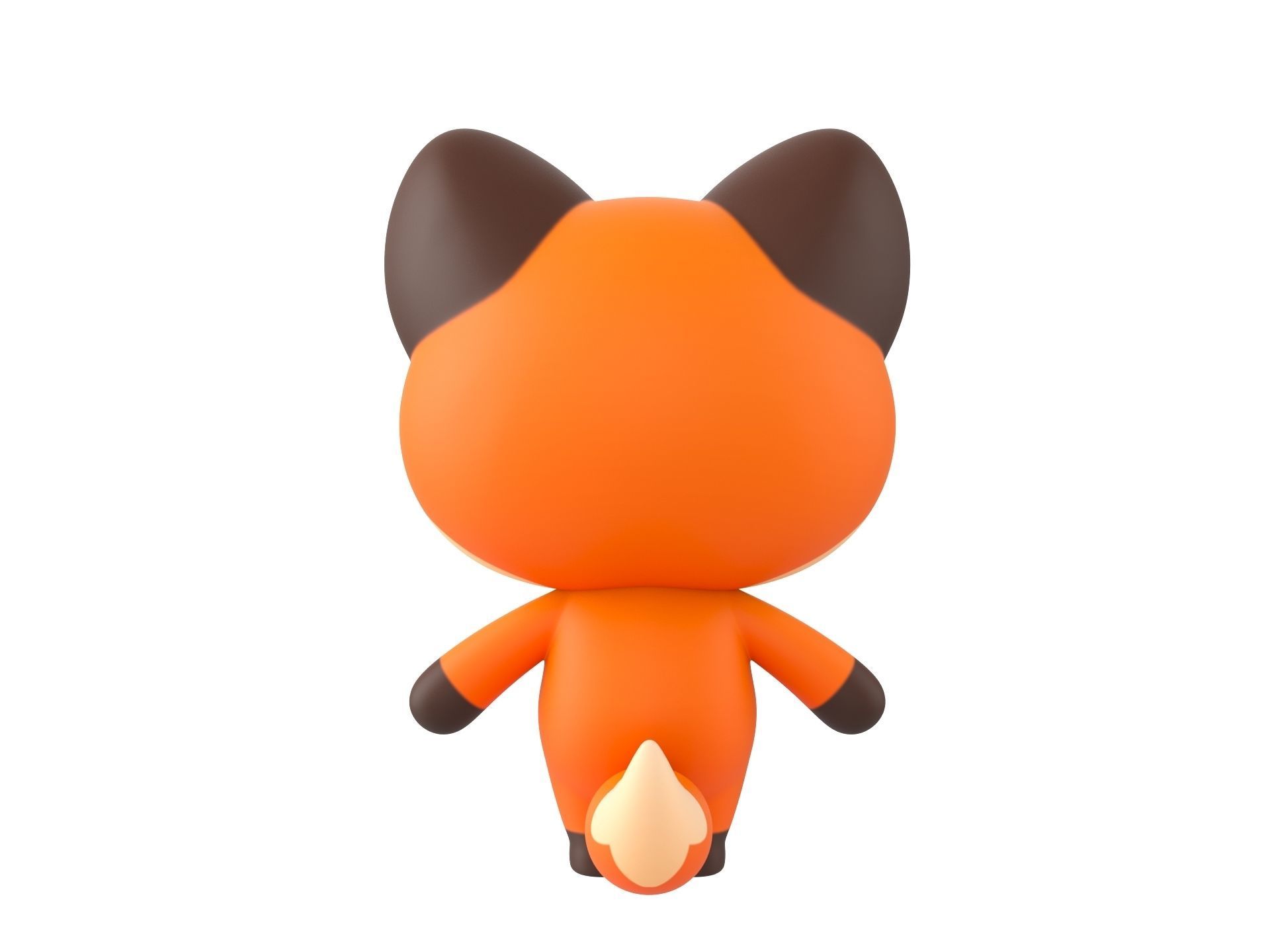 Character020 Fox 3D model_5