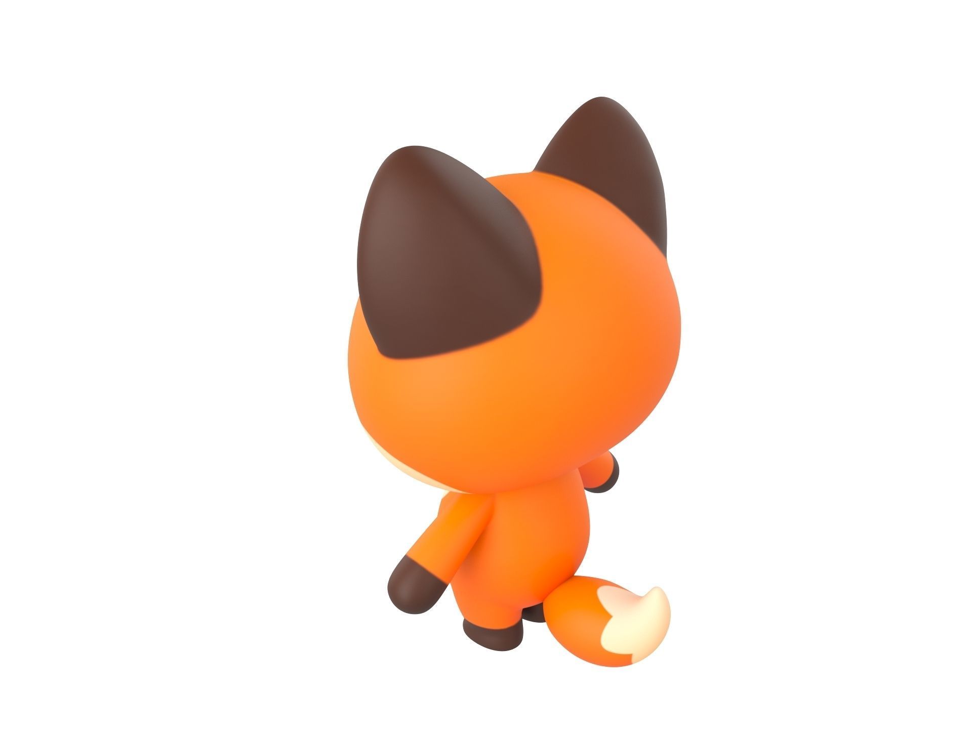Character020 Fox 3D model_6