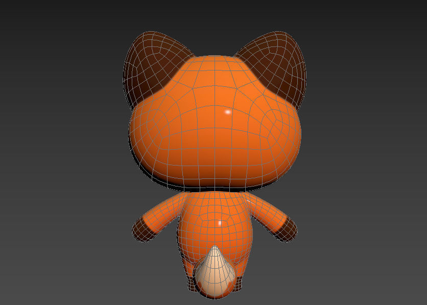 Character020 Fox 3D model_16