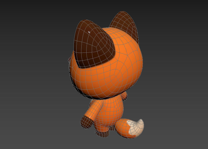 Character020 Fox 3D model_17