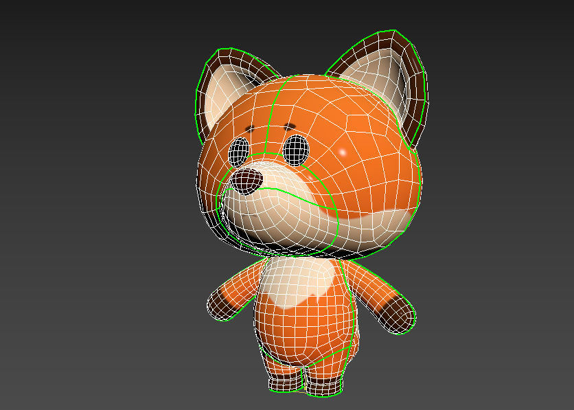 Character020 Fox 3D model_20