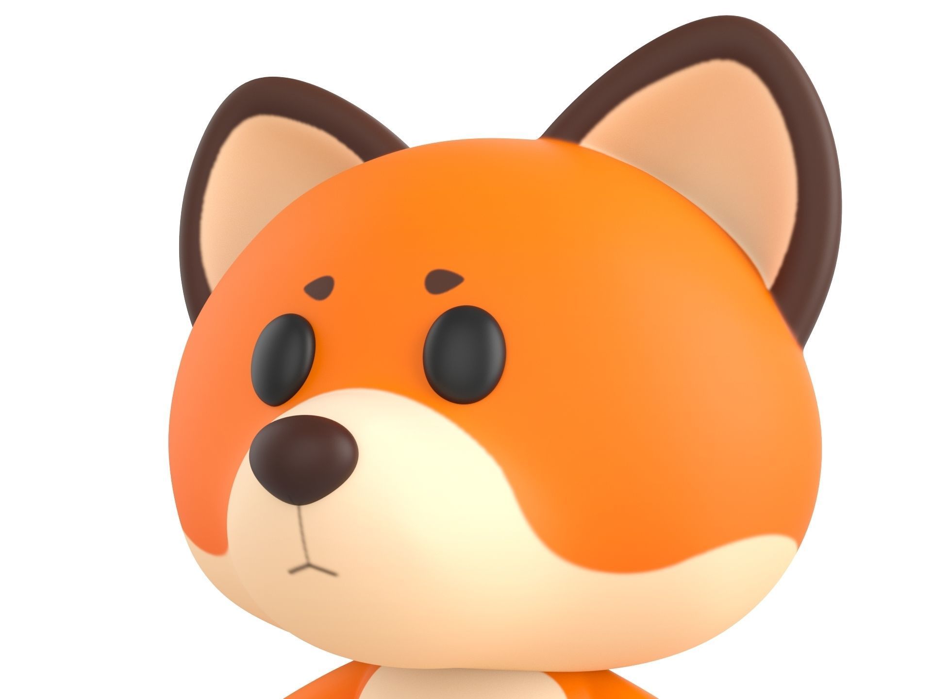 Character020 Fox 3D model_7