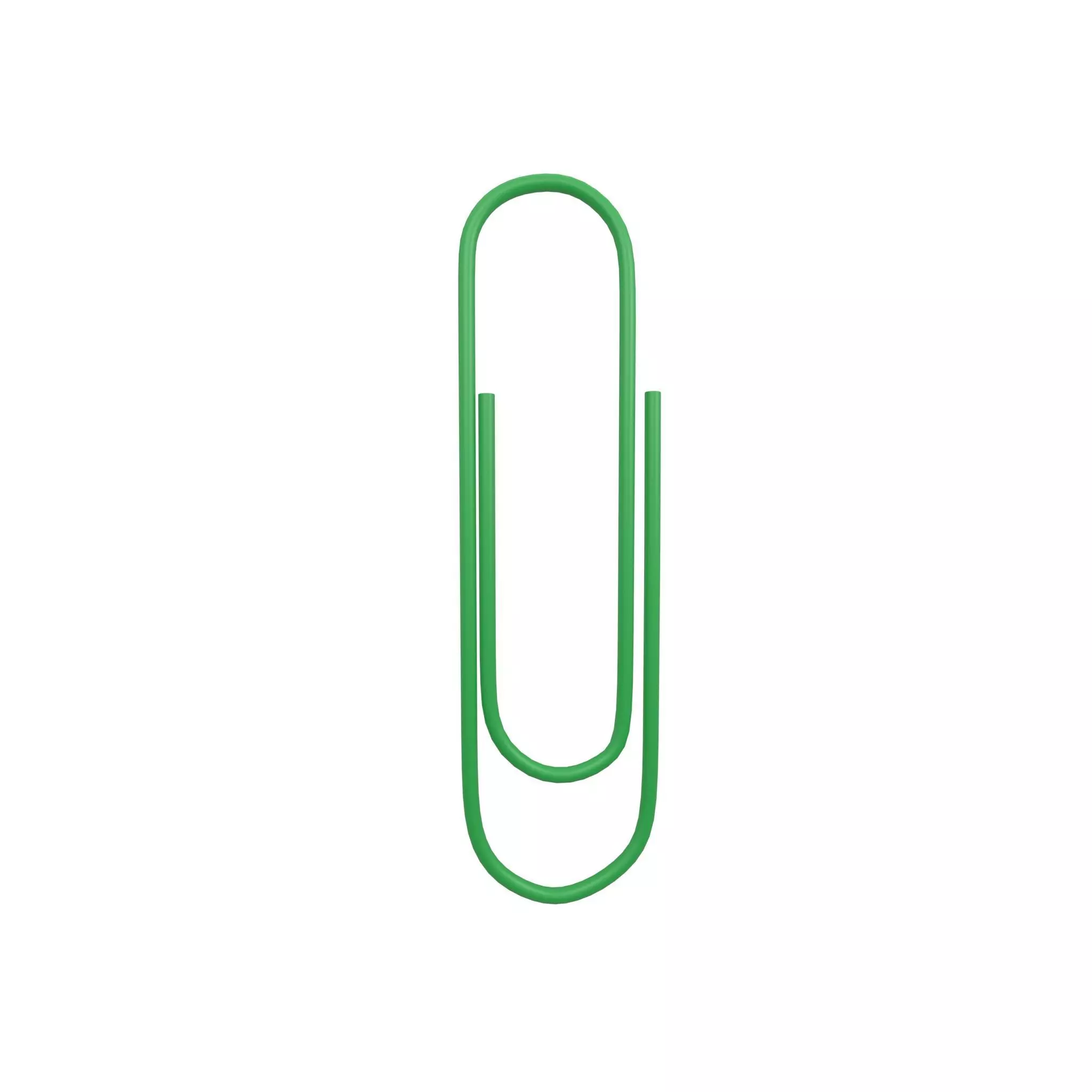Paperclip v1 013 Low-poly 3D model_0