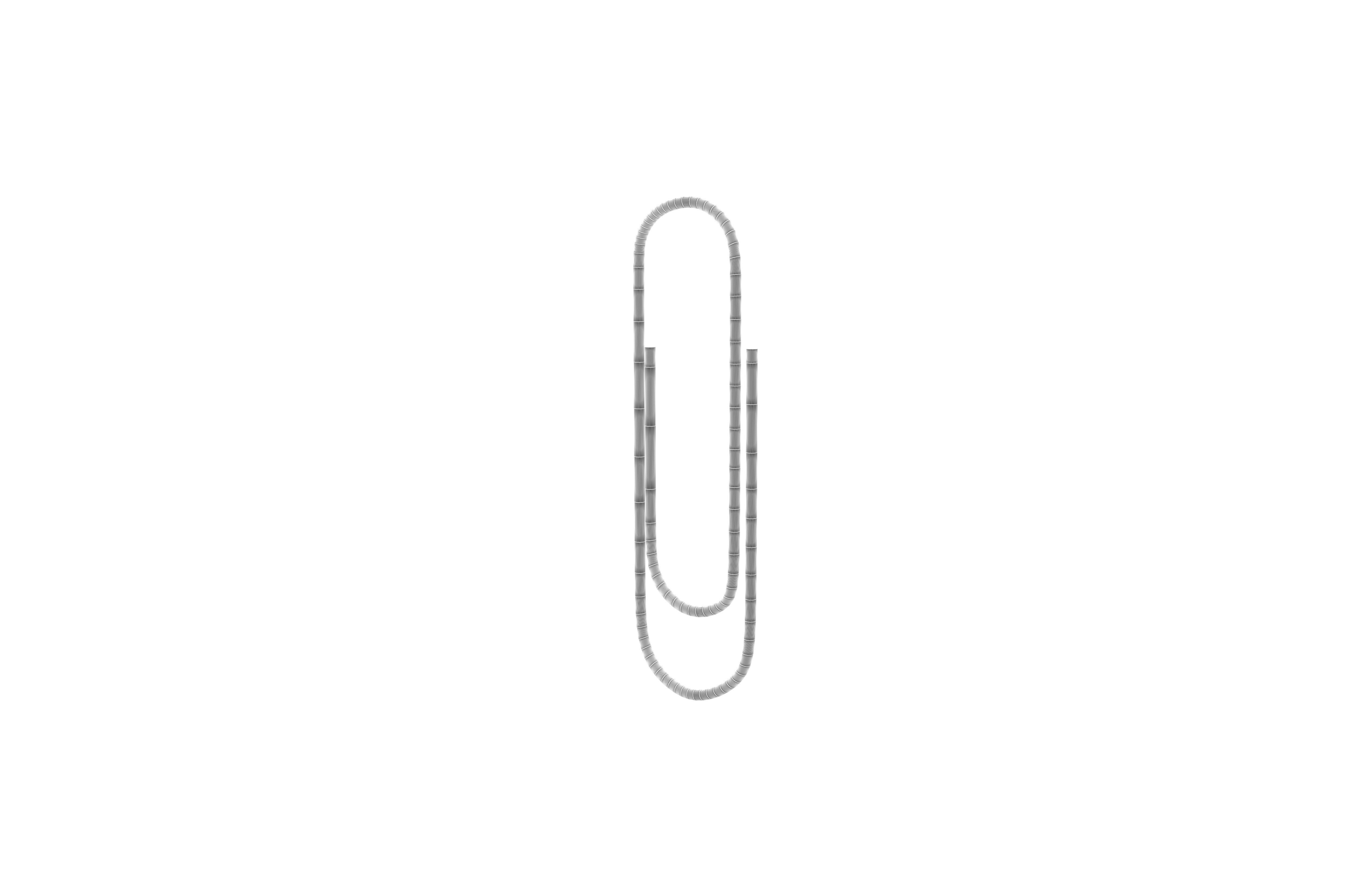 Paperclip v1 013 Low-poly 3D model_4