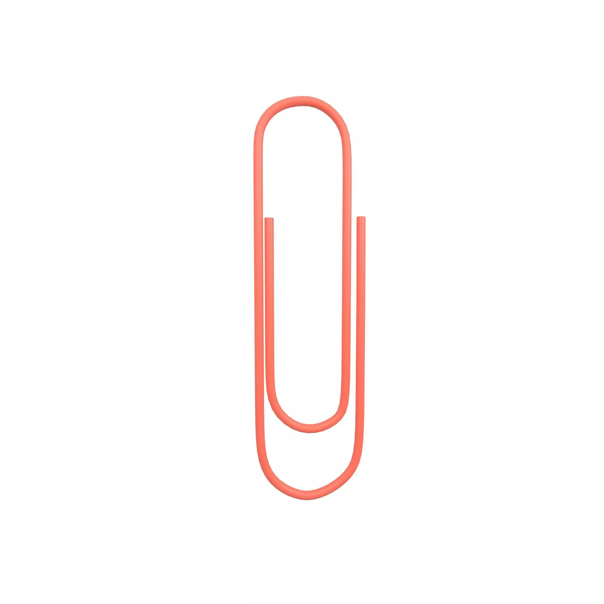 Paperclip v1 014 Low-poly 3D model_0