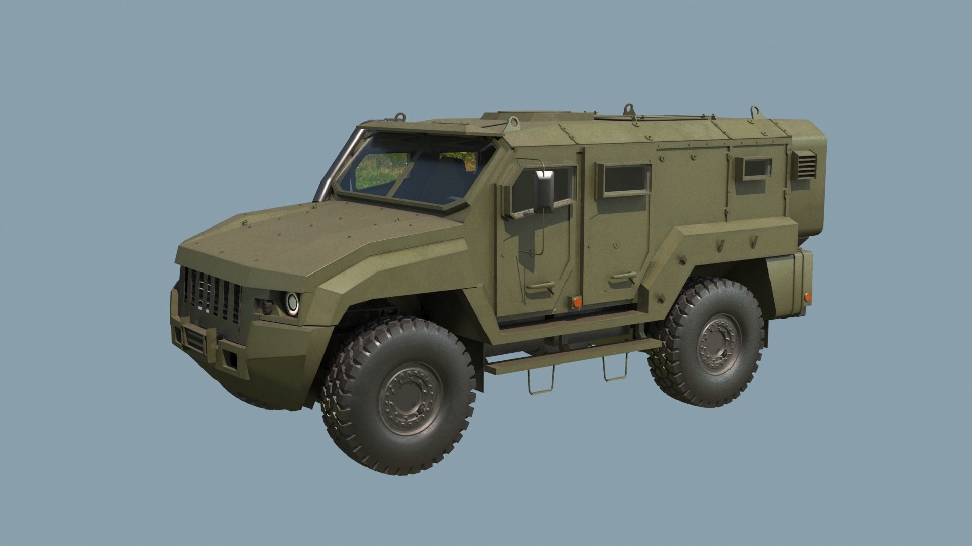 Kamaz VDV Typhoon K-53949 3D model_4