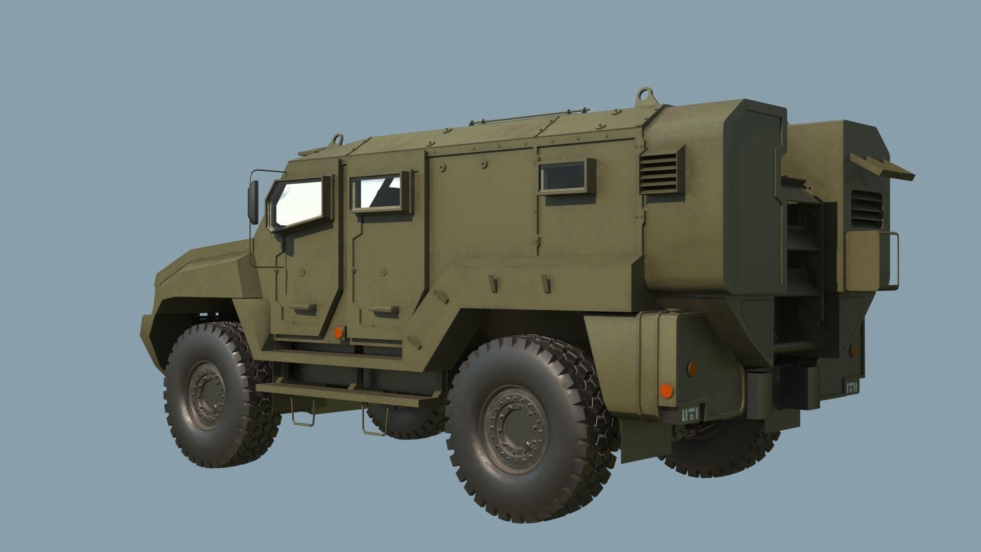 Kamaz VDV Typhoon K-53949 3D model_7