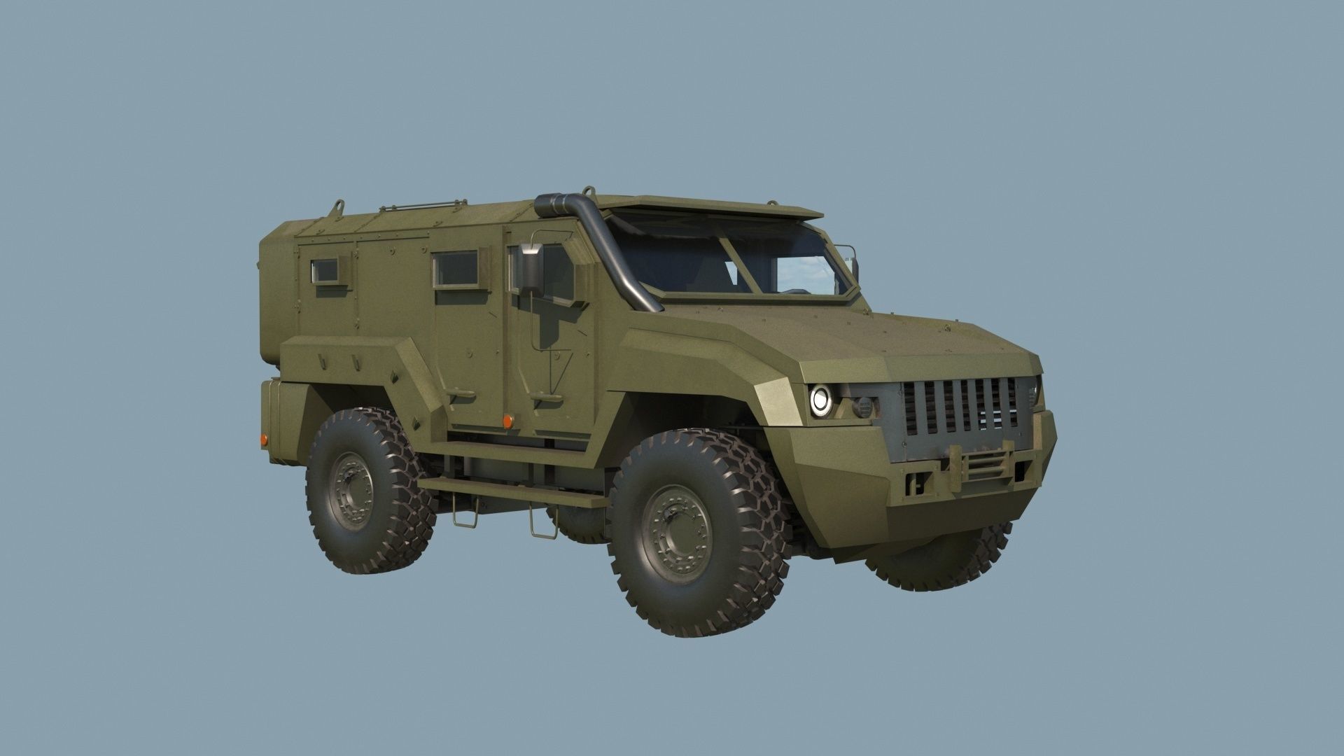 Kamaz VDV Typhoon K-53949 3D model_1