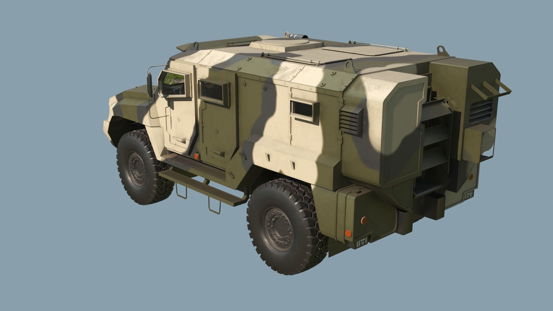 Kamaz VDV Typhoon K-53949 3D model_10