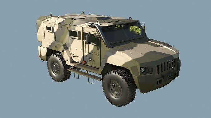 Kamaz VDV Typhoon K-53949 3D model