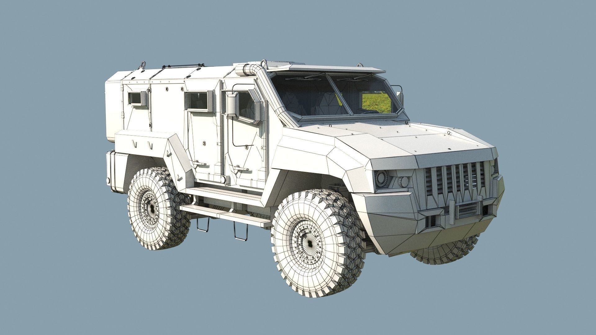 Kamaz VDV Typhoon K-53949 3D model_16