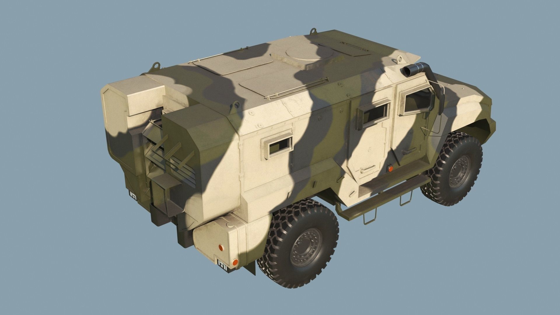 Kamaz VDV Typhoon K-53949 3D model_2