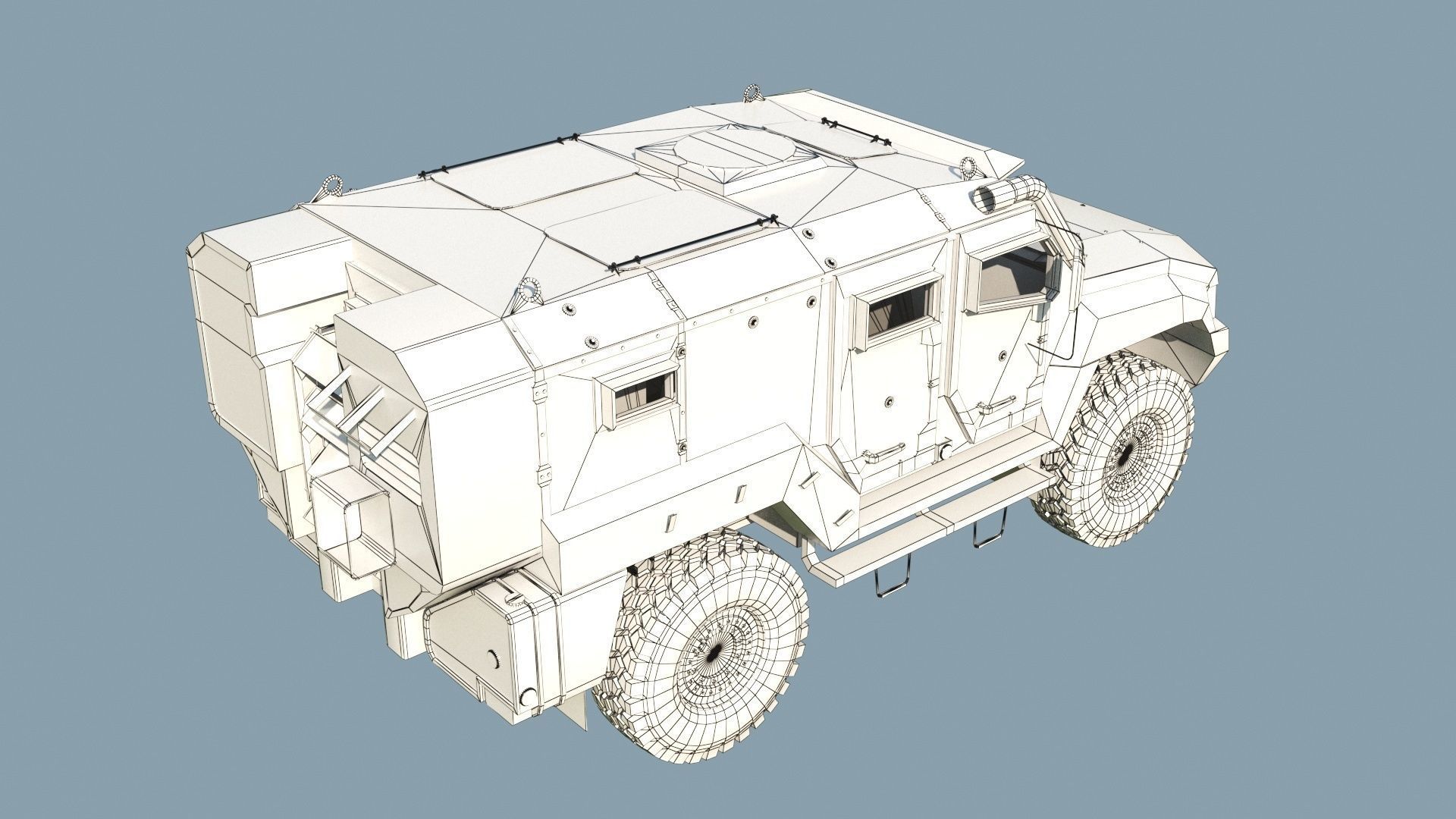 Kamaz VDV Typhoon K-53949 3D model_14