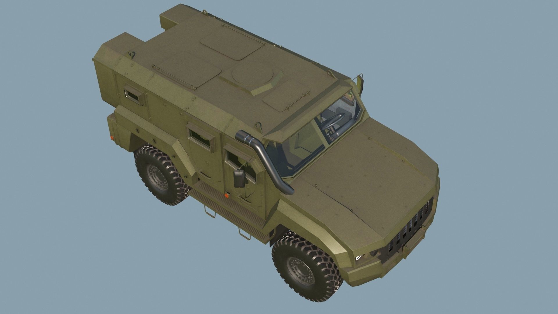 Kamaz VDV Typhoon K-53949 3D model_6