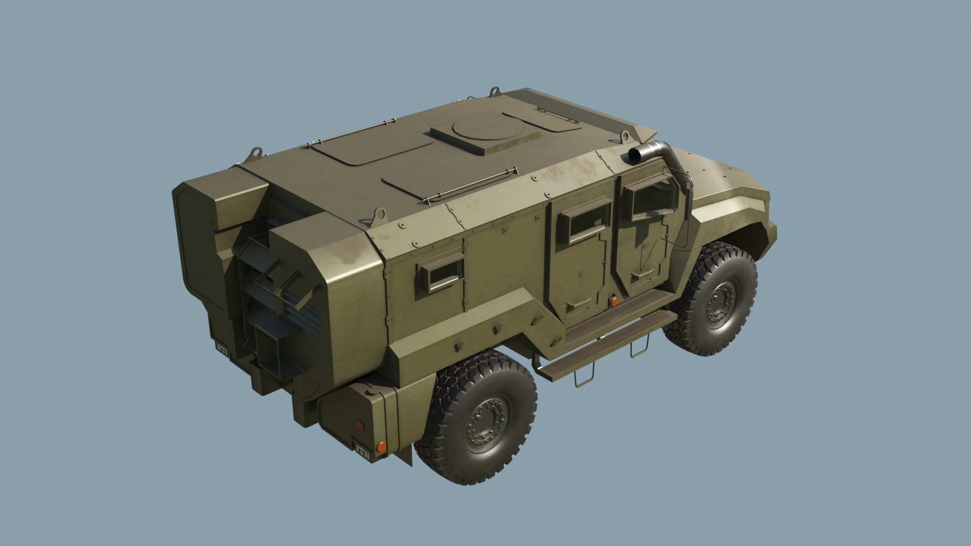 Kamaz VDV Typhoon K-53949 3D model_5