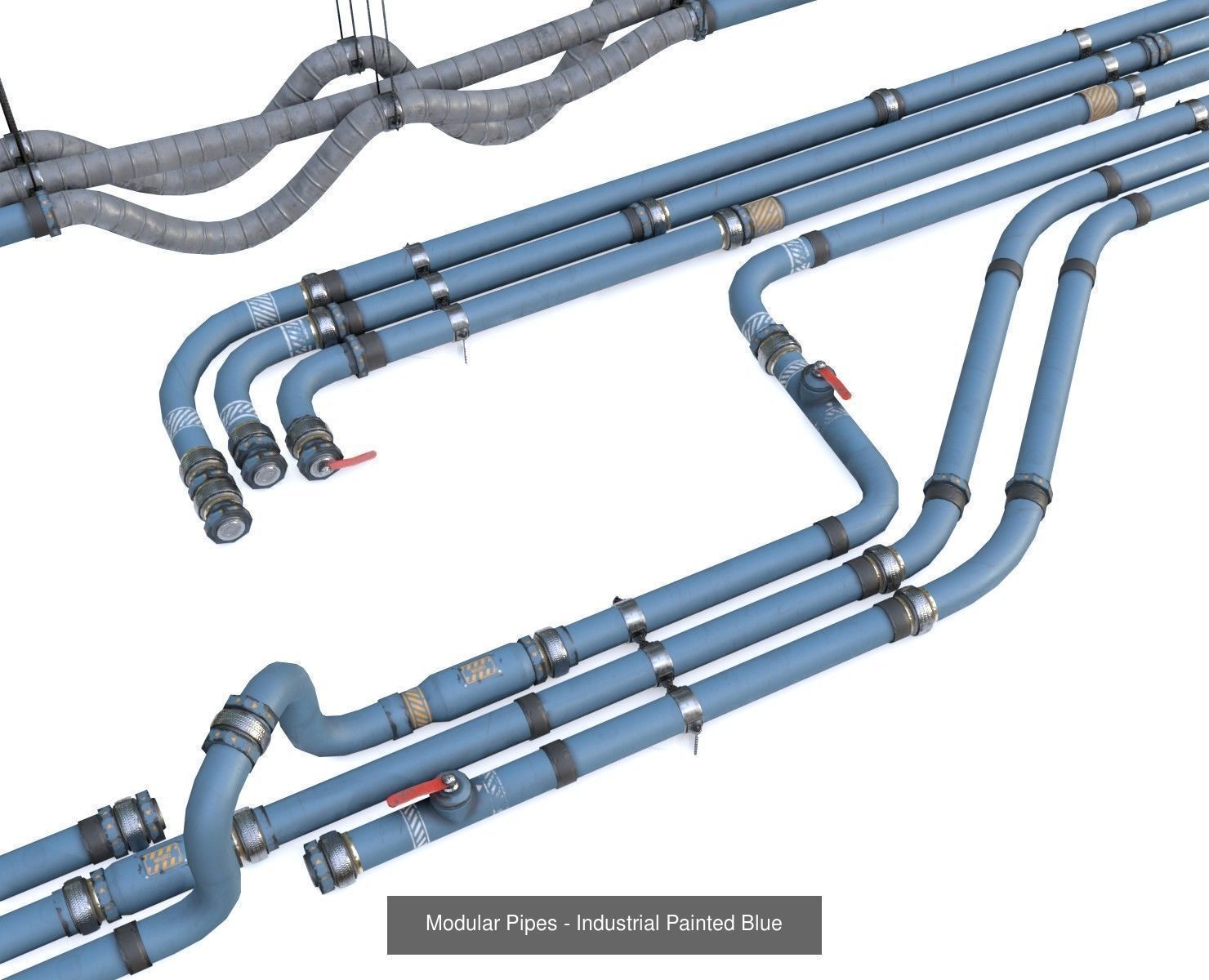 Modular Pipes - Industrial Painted Collection _7