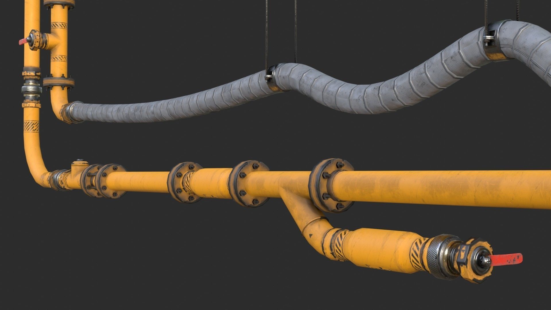 Modular Pipes - Industrial Painted Collection _13
