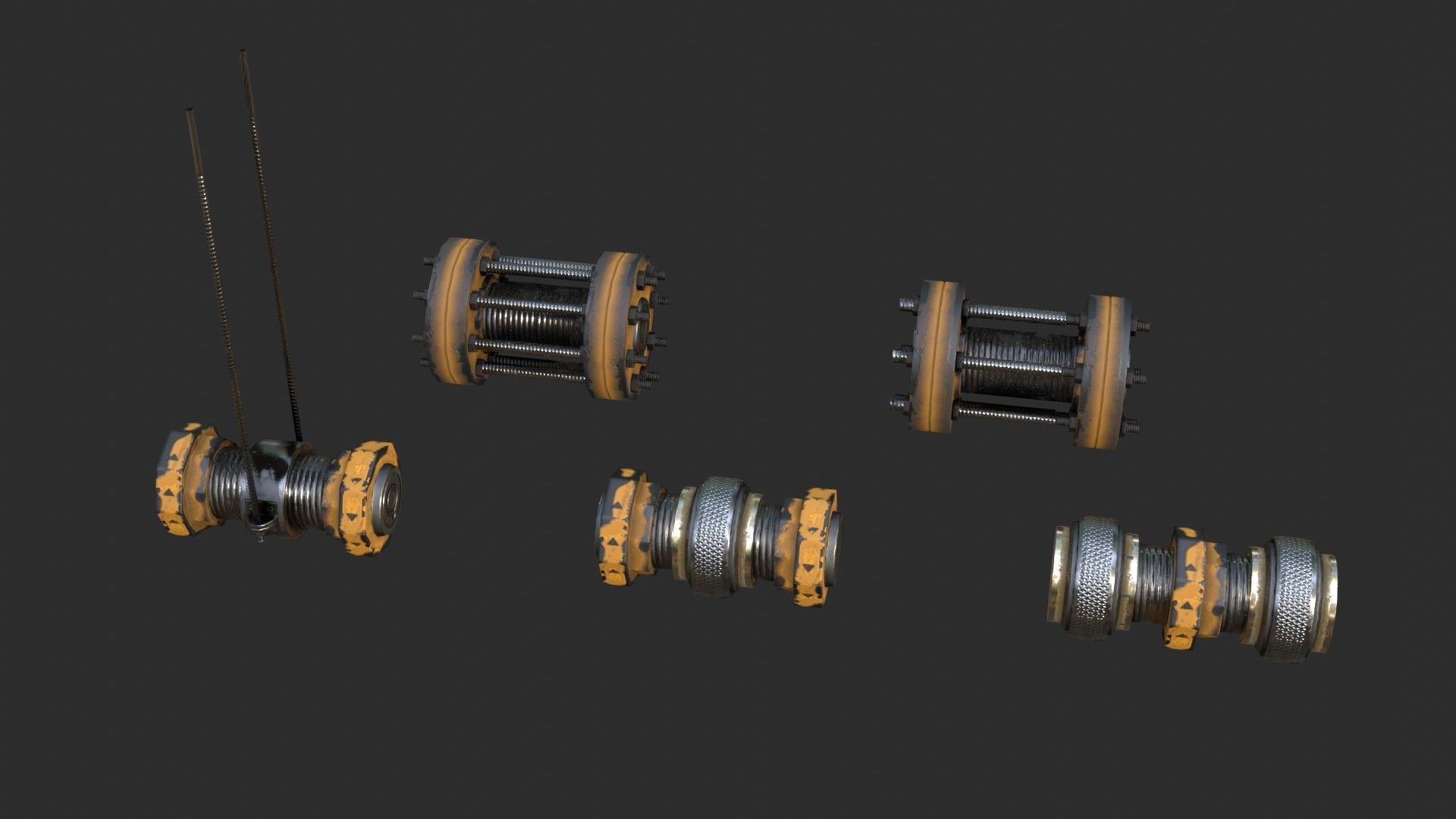 Modular Pipes - Industrial Painted Collection _29