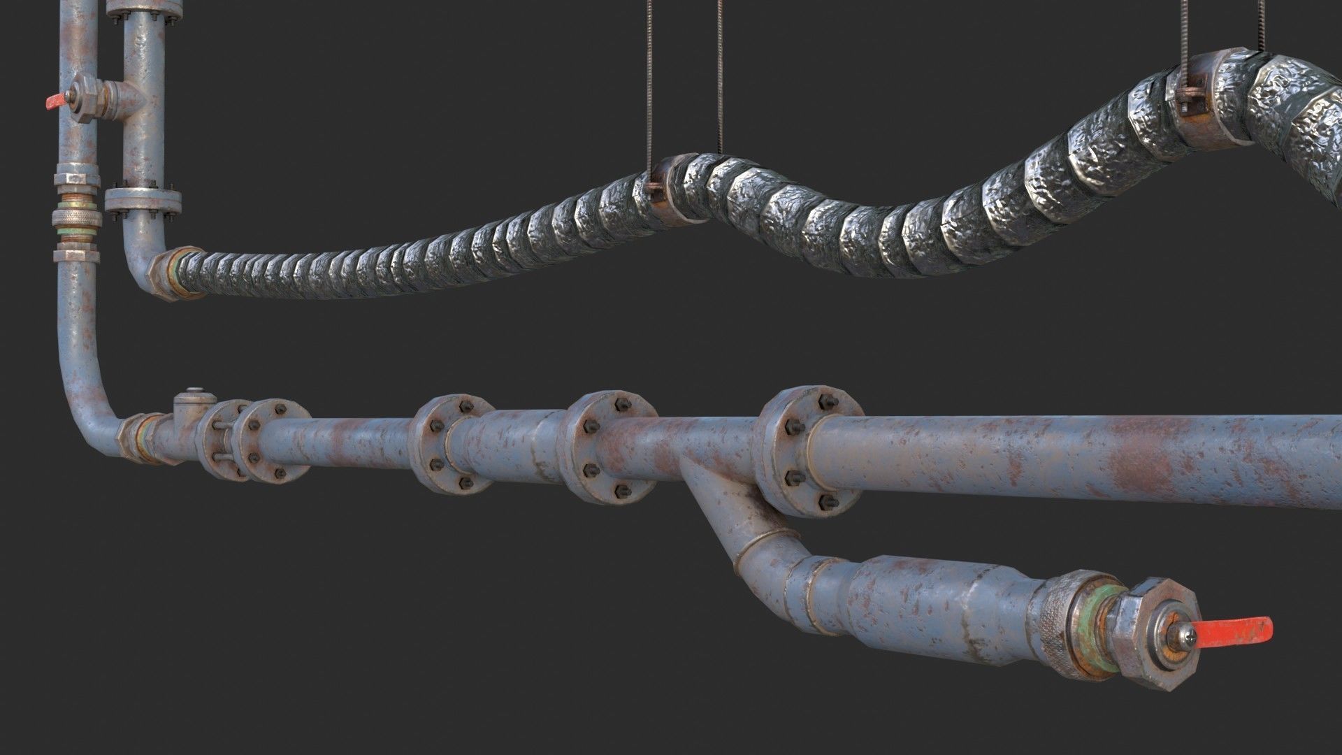 Modular Pipes - Industrial Painted Collection _17