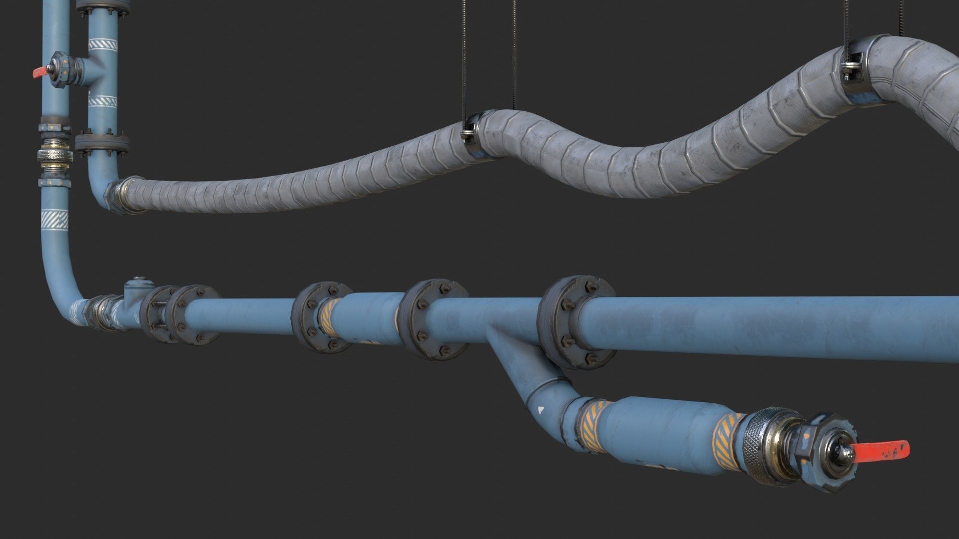 Modular Pipes - Industrial Painted Collection _6