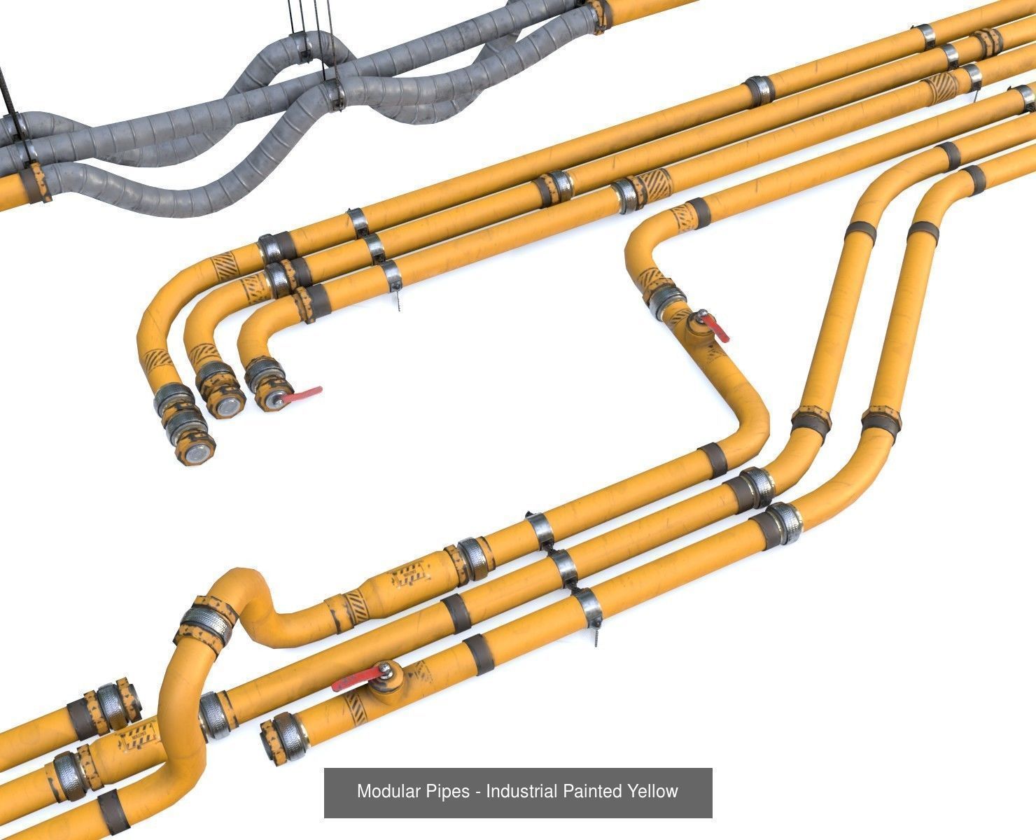 Modular Pipes - Industrial Painted Collection _3