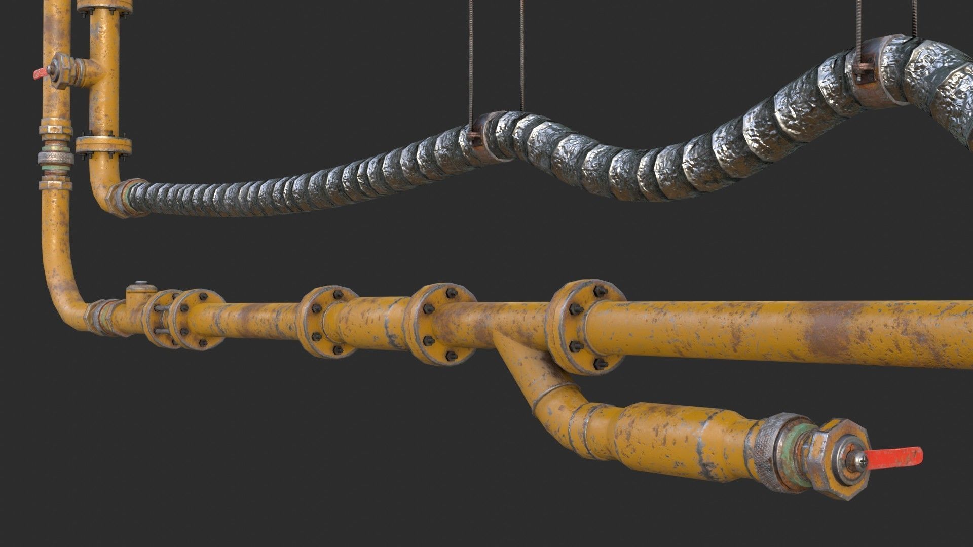 Modular Pipes - Industrial Painted Collection _18