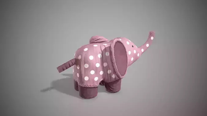 Rag Elephant Toy