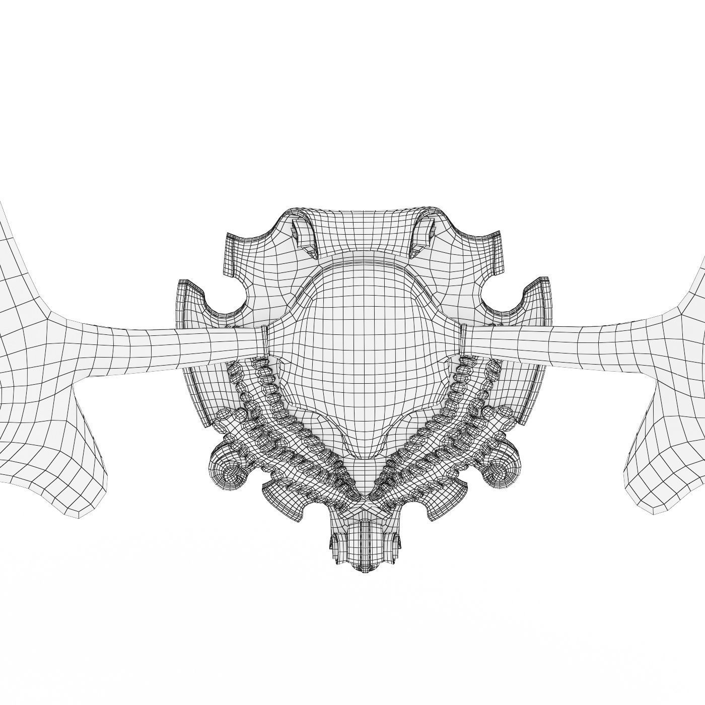 Elk antlers 3D model_6