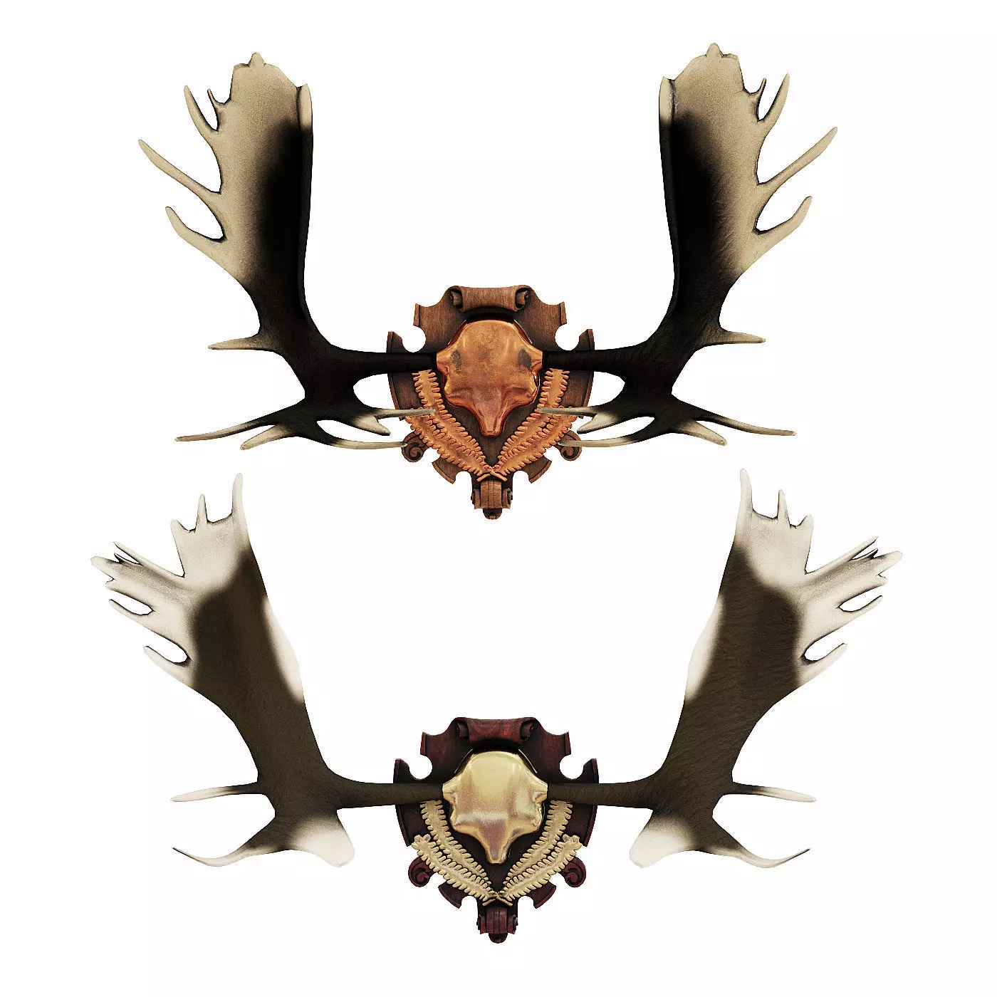Elk antlers 3D model_0
