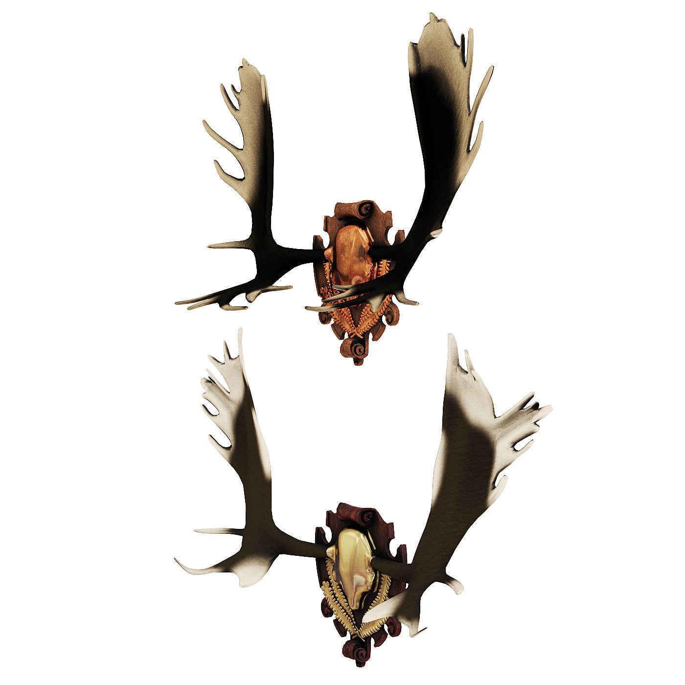 Elk antlers 3D model_1