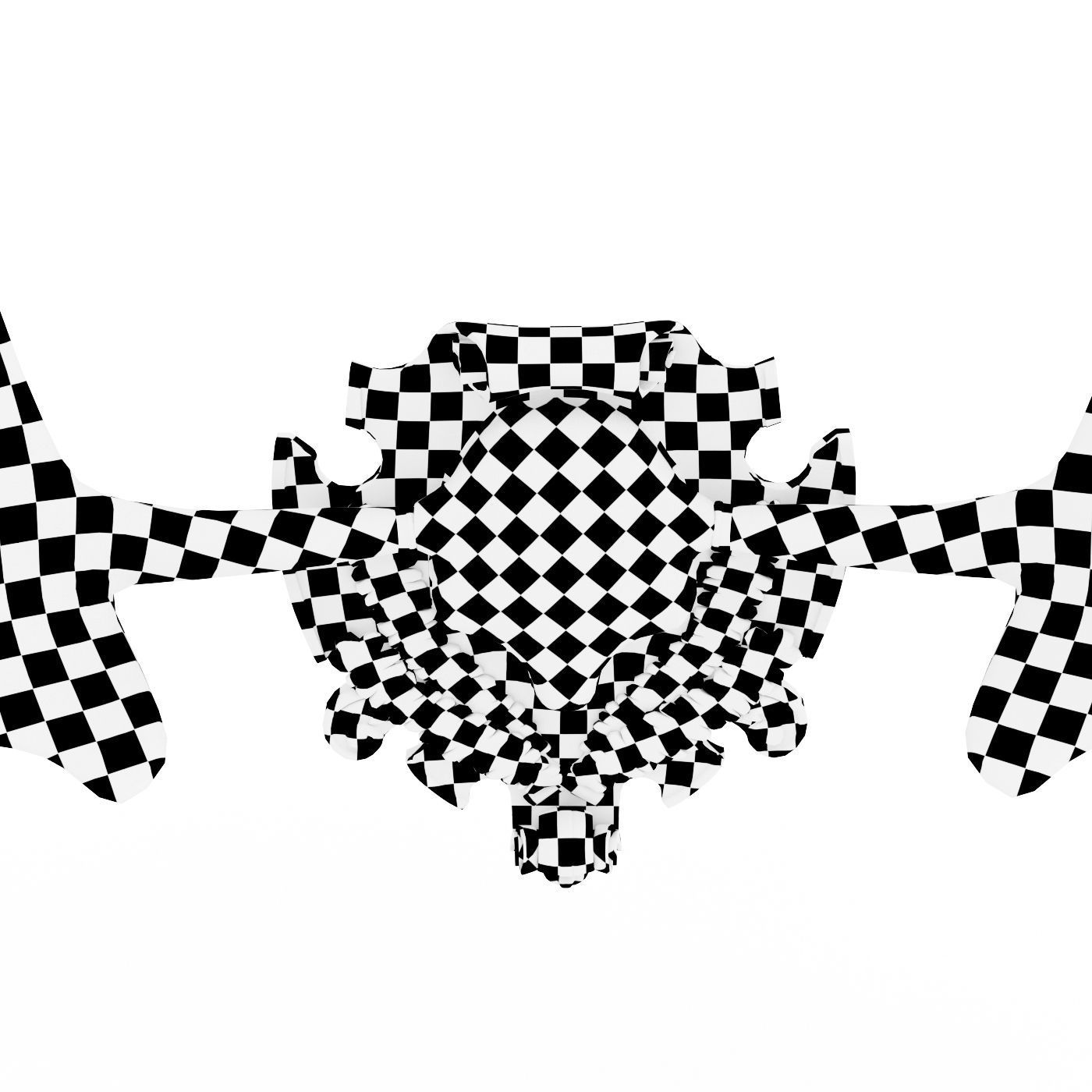 Elk antlers 3D model_7