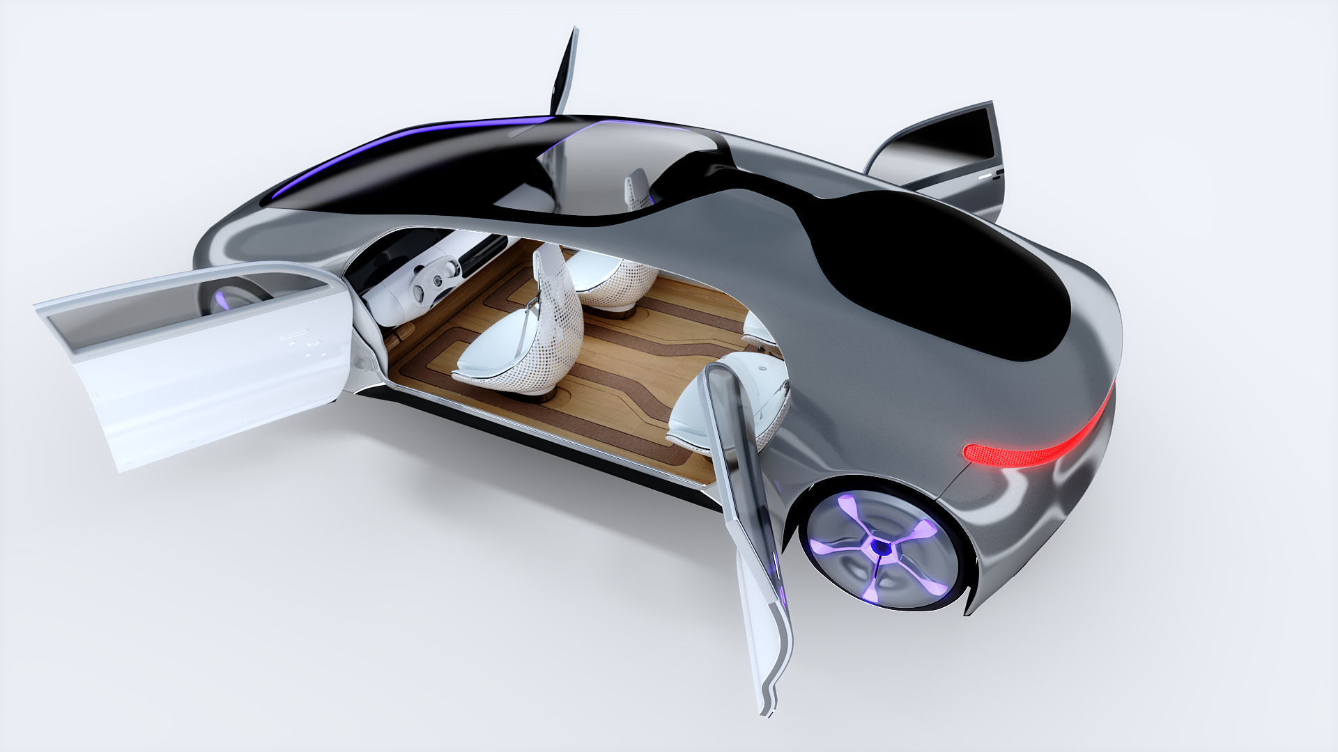 Autonomous Concept Car 3D model_9