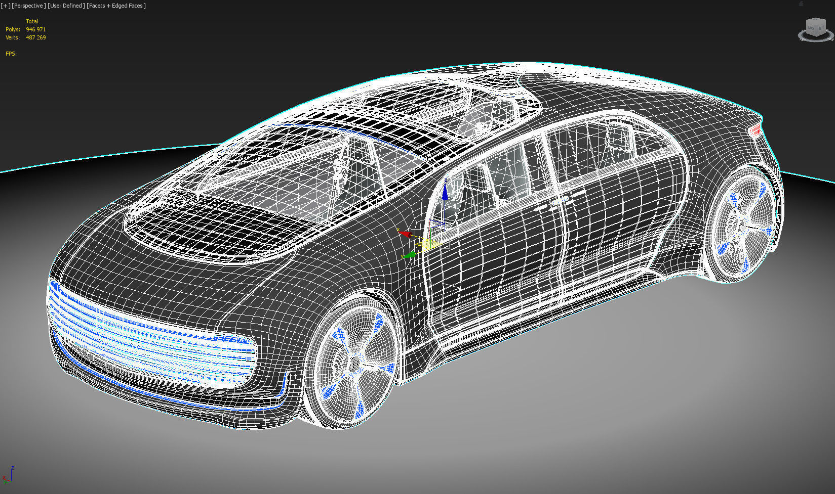 Autonomous Concept Car 3D model_10