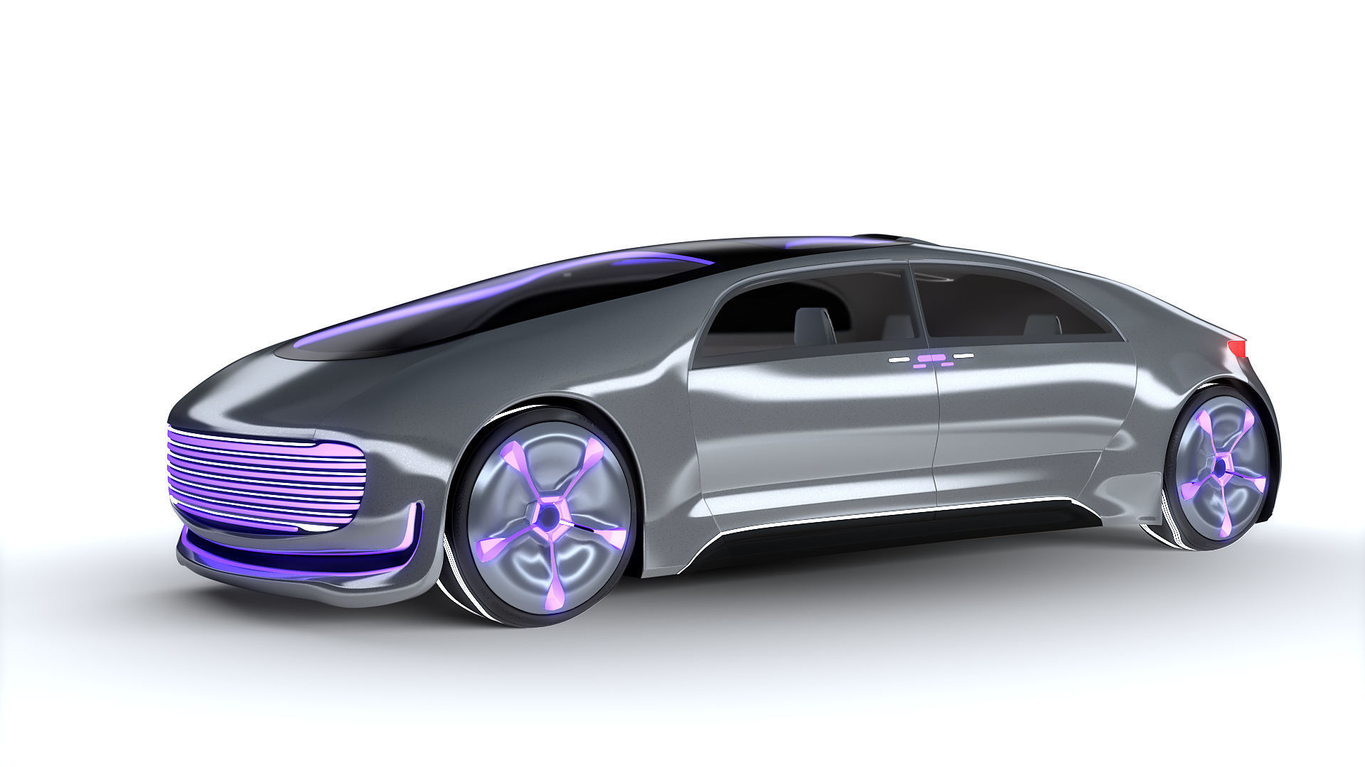 Autonomous Concept Car 3D model_2