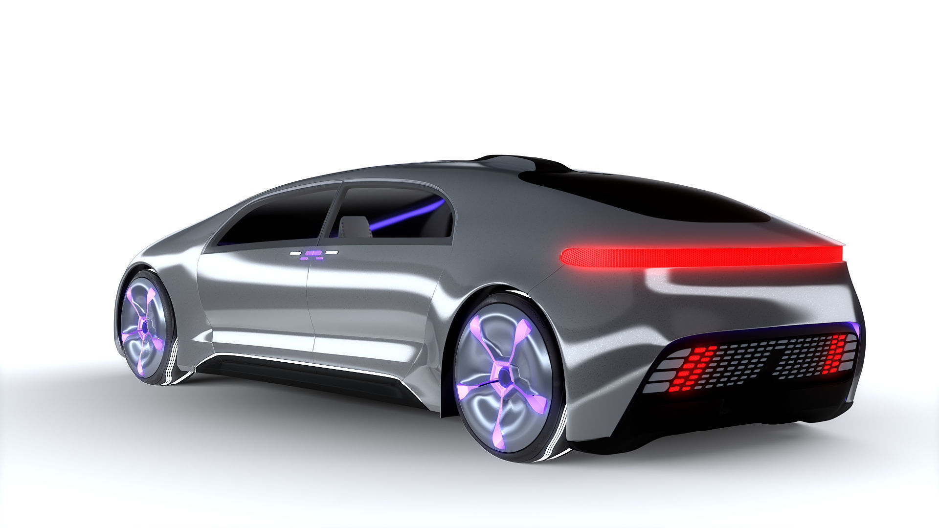 Autonomous Concept Car 3D model_4