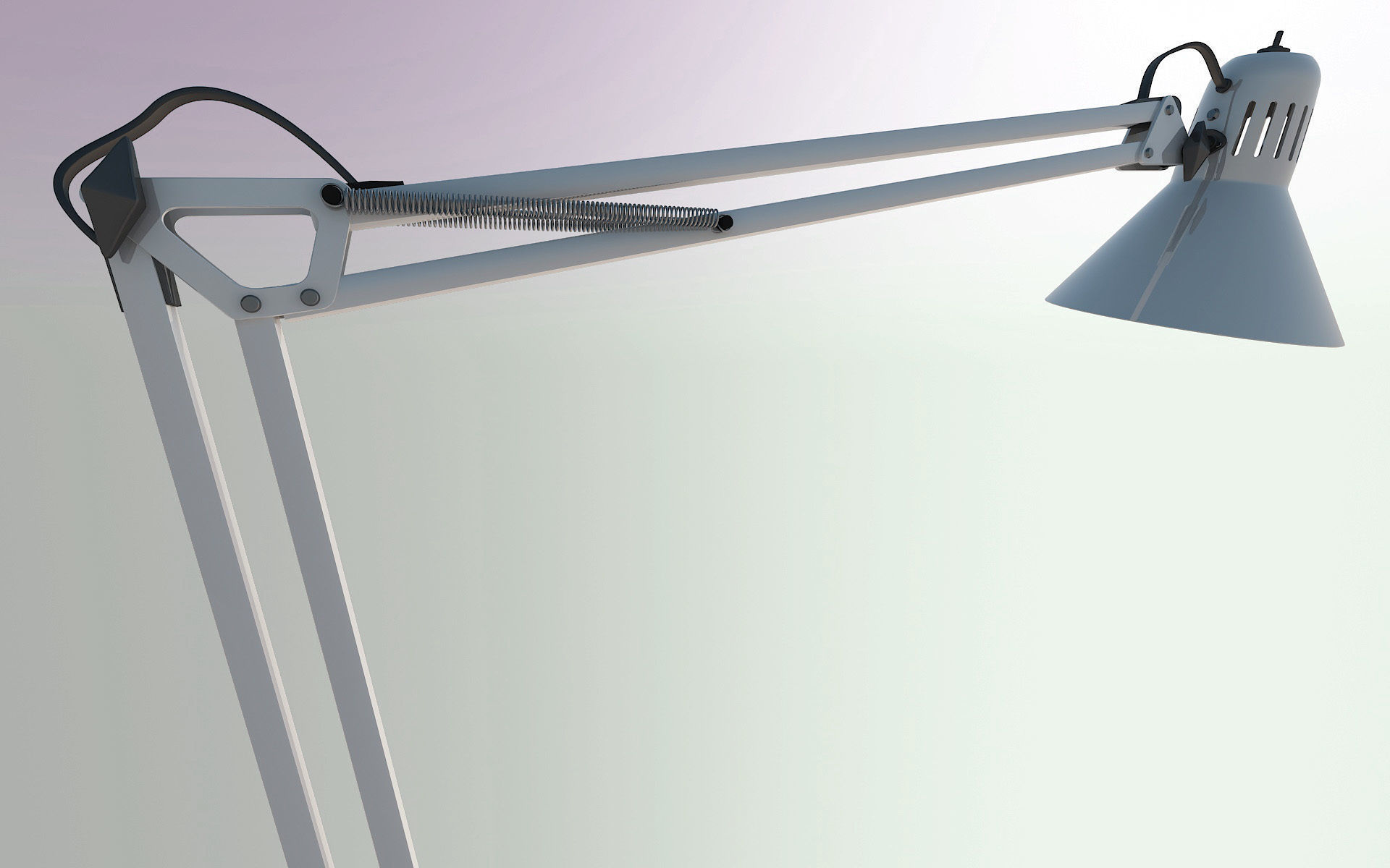 Desk Lamp 3D model_5