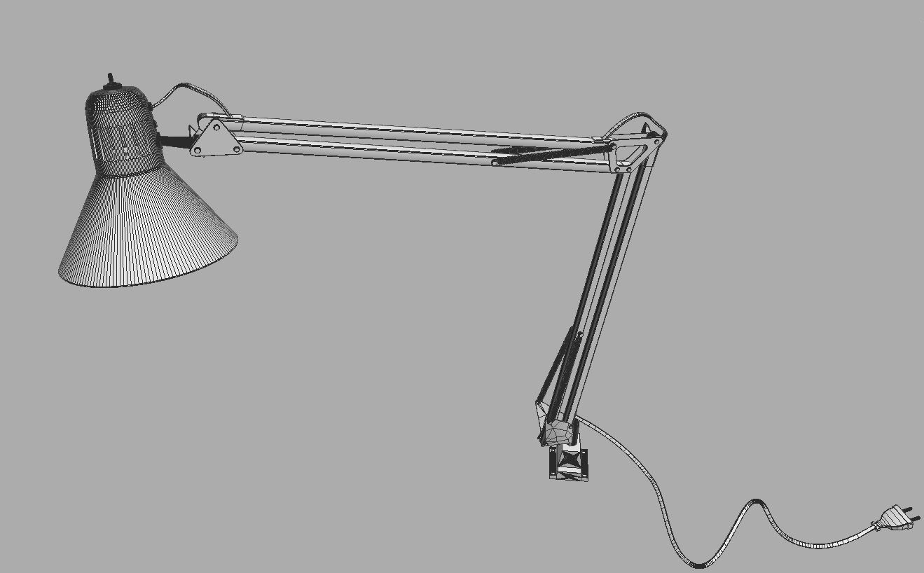 Desk Lamp 3D model_12