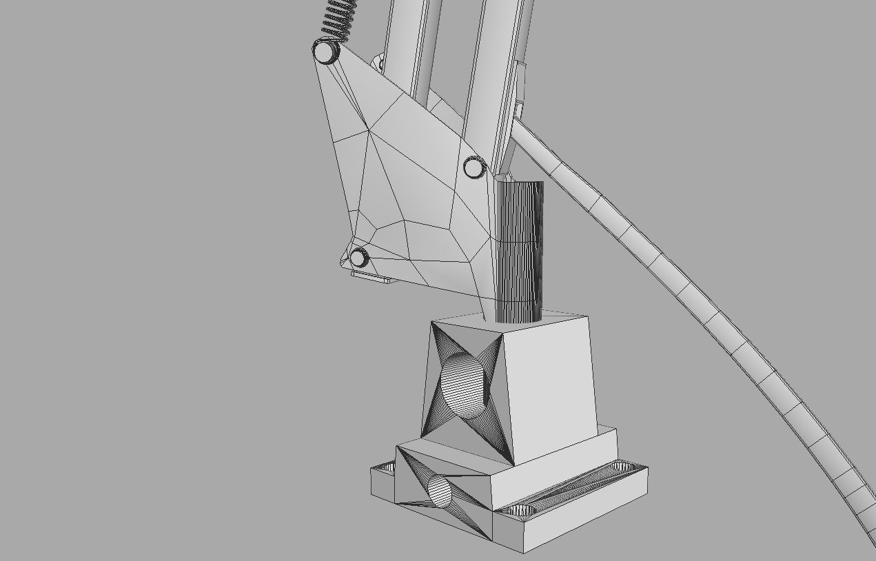 Desk Lamp 3D model_11