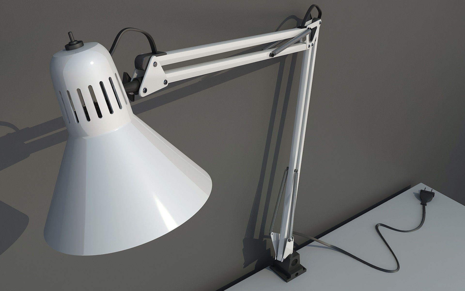 Desk Lamp 3D model_1