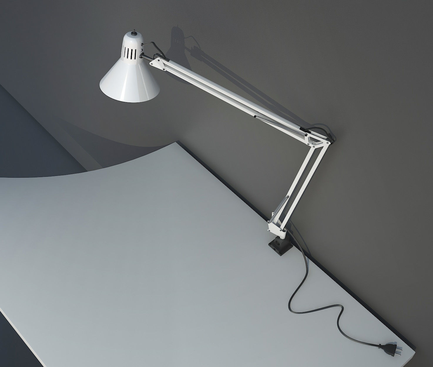 Desk Lamp 3D model_4