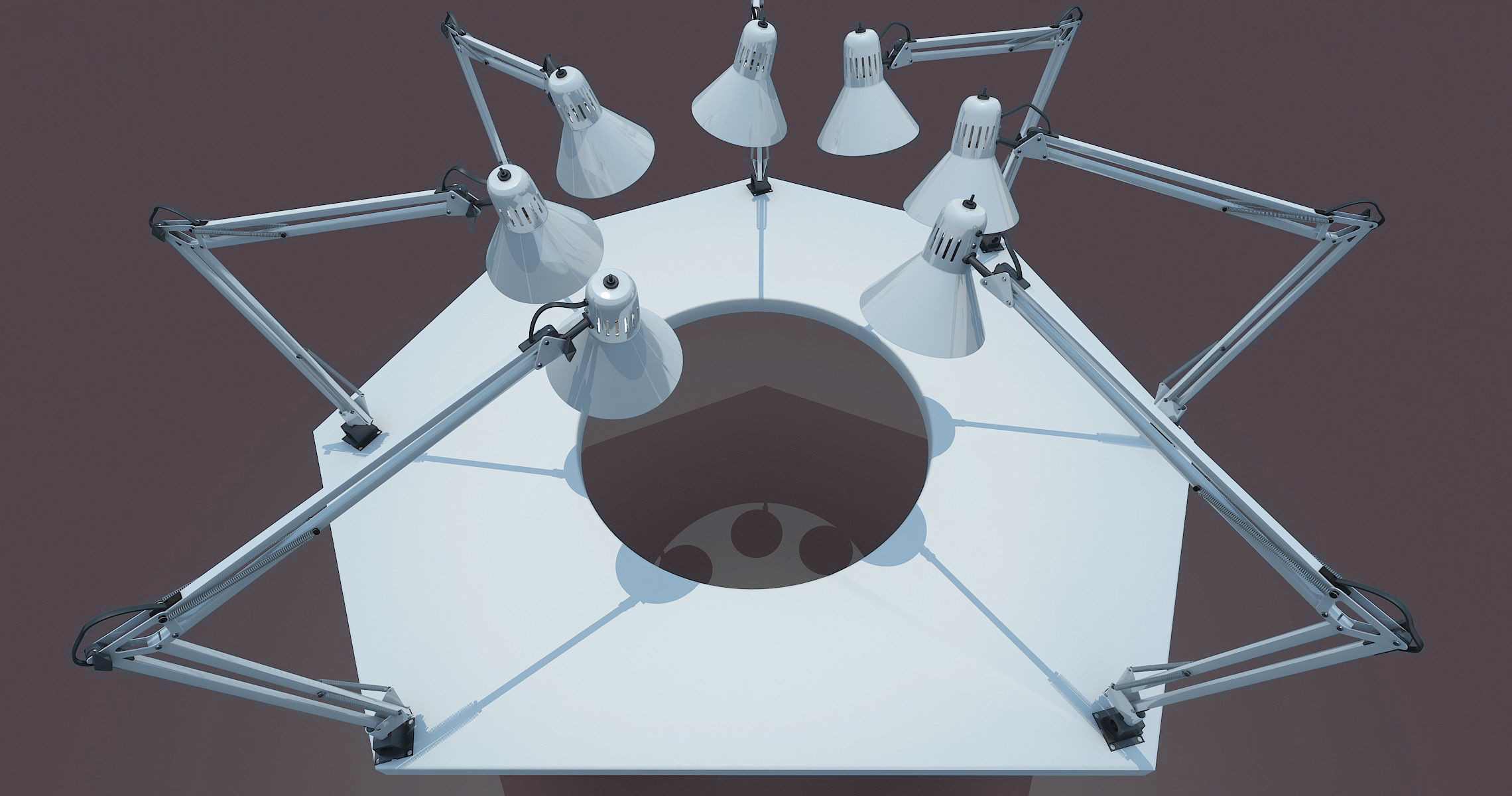 Desk Lamp 3D model_7