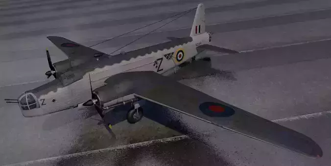 Vickers Wellington Mk-3 3D model