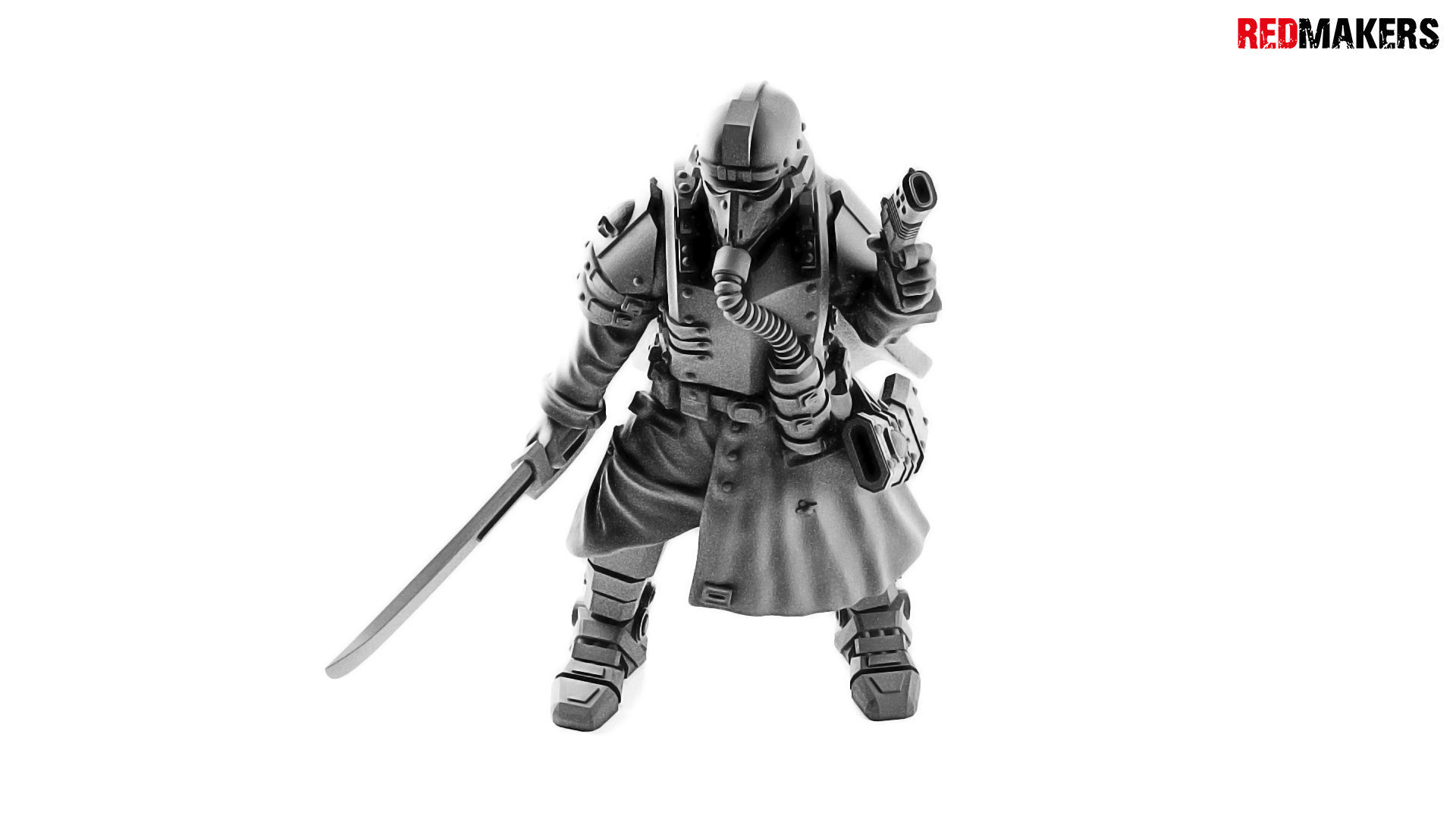 Lieutenant Death squad of Imperial force 3D print model_19