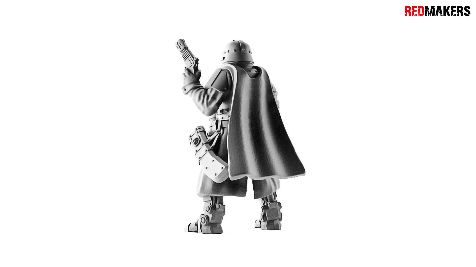 Lieutenant Death squad of Imperial force 3D print model_6