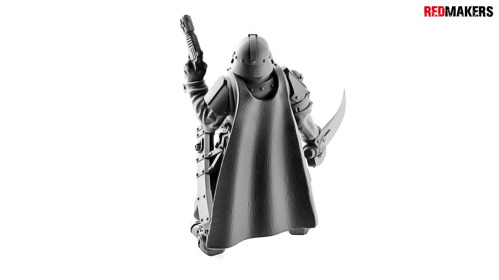 Lieutenant Death squad of Imperial force 3D print model_20