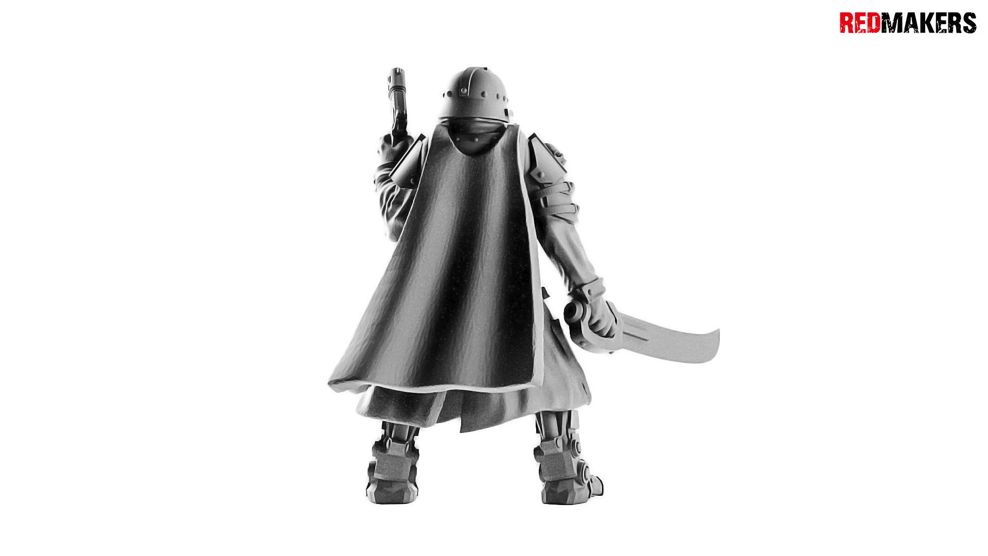 Lieutenant Death squad of Imperial force 3D print model_17